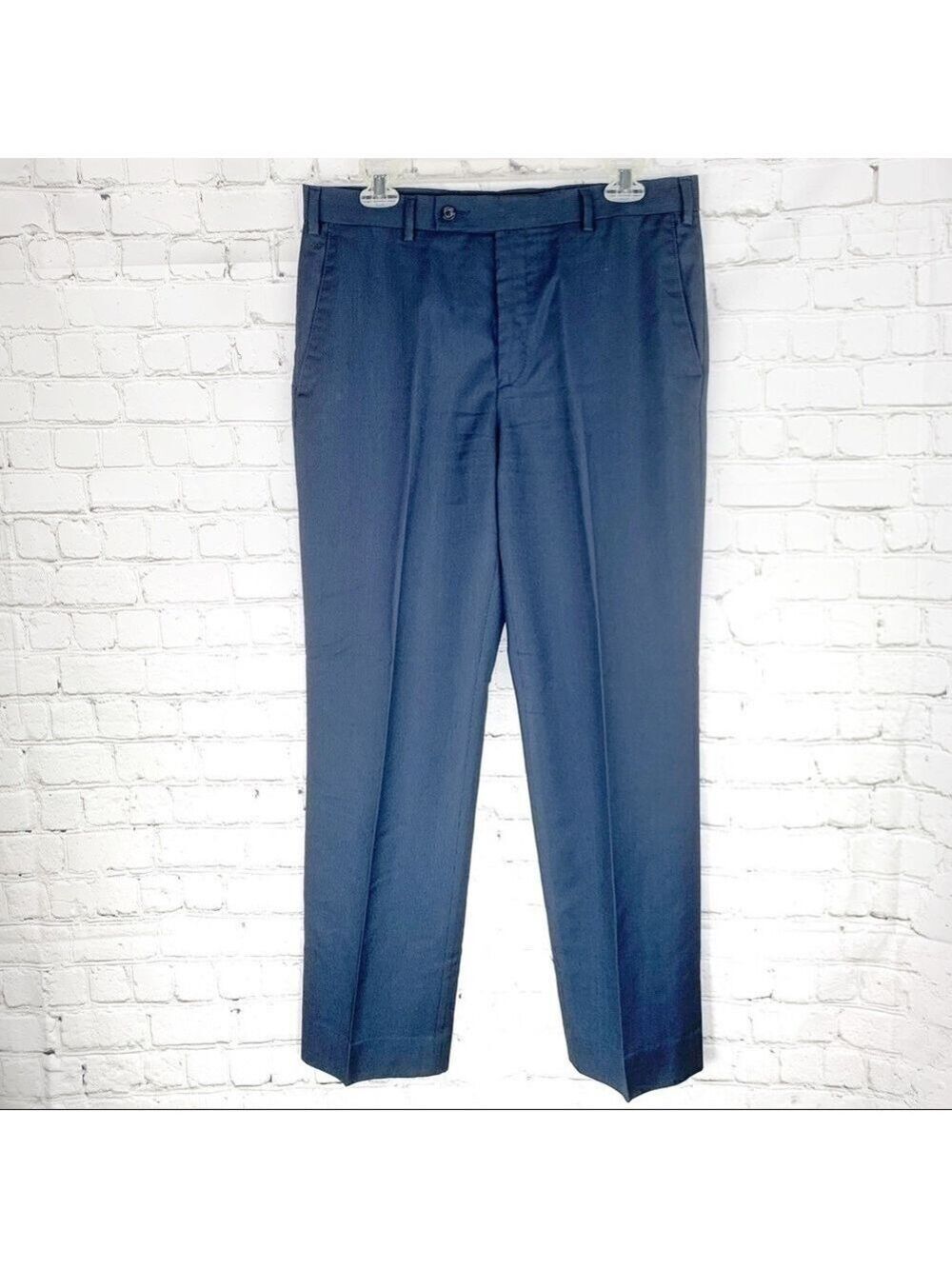 EUC-PARK Avenue DarkBlue Slim Fit Dress Pants SZ34